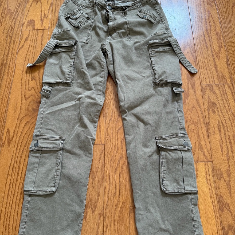 Fashion Nova Utility Pants Pockets Size 13
